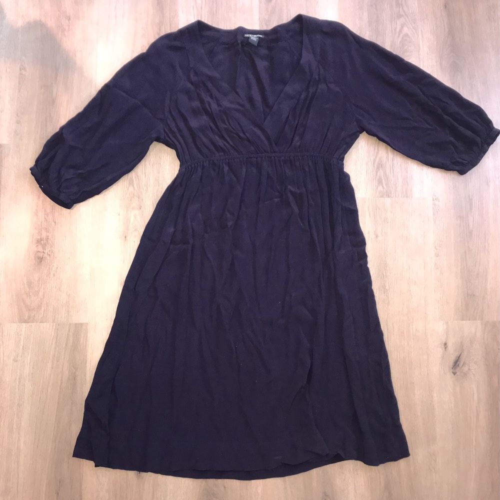 Lucky 3/4 length A-line dress.